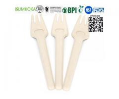 Cutlery disposable cutlery sugarcane cutlery sugarcane fork