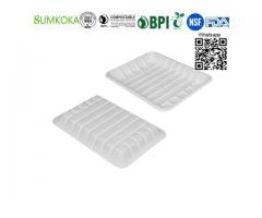 Lunch Tray disposable tray bagasse tray take away tray