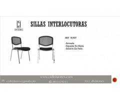 SILLAS INTERLOCUTORAS PARA OFICINA