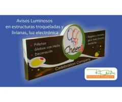 AVISOS LUMINOSOS Y CAJAS DE LUZ