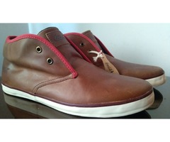 Tenis Style Leather Mid Brown - Coca Cola