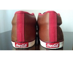 Tenis Style Leather Mid Brown - Coca Cola