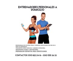 ENTRENAMIENTO PERSONALIZADO A DOMICILIO CHIA, COTA Y CAJICA.