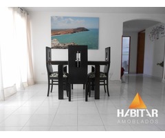 Se alquila Temporalmente Apartamento amoblado 3 hab en cañaveral B/manga