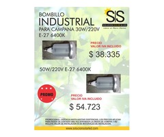 BOMBILLO INDUSTRIAL PARA CAMPANA 30W/220V E276400K