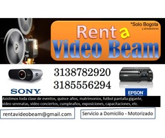 ALQUILER DE VIDEO BEAM BOGOTA 3138782920