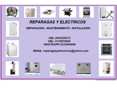 reparacion de ESTUFAS - HORNOS - CALENTADORES EN JAMUNDI, CEL.3003028272