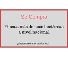 Se compra finca