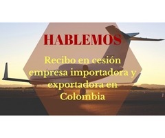 Recibo en cesión empresa imp. y exp.