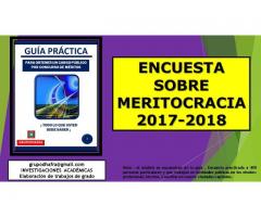 ENCUESTA SOBRE MERITOCRACIA