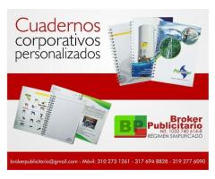 CUADERNOS PUBLICITARIOS Y CORPORATIVOS TAPADURA