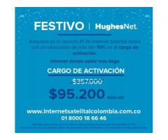 Internet satelital HughesNet en Rebaja