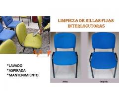 limpieza para sillas de oficinas