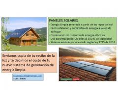 PANELES SOLARES. ENERGÍAS LIMPIAS Y DURADERAS