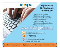 Digitación de Documentos - Infodigitel